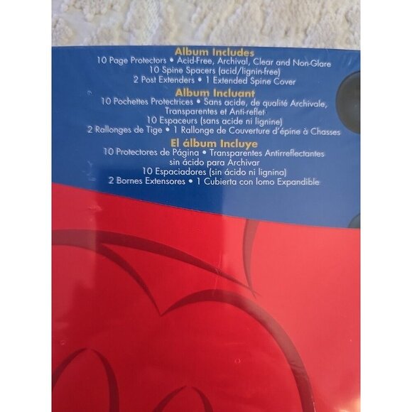 Disney Memories Mickey Mouse Scrapbook Album Red New Sealed 8x8 Pages - Picture 3 of 7
